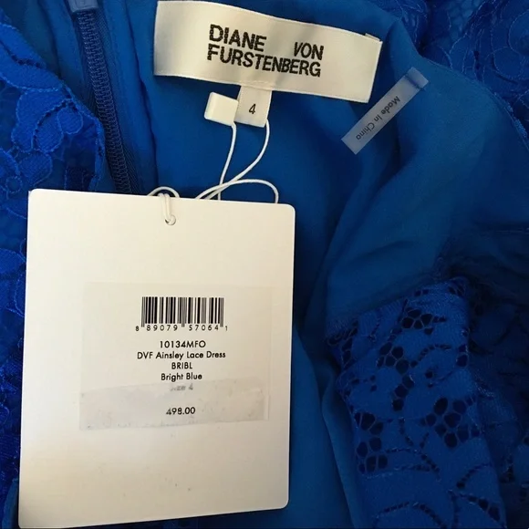 Diane von furstenberg woman dress bluesize4